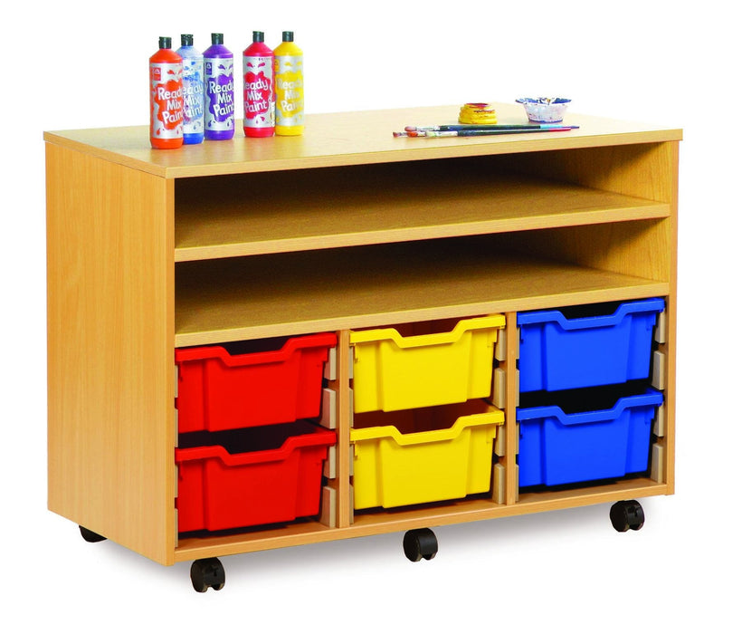 Titan Large Shelf Unit with trays and shelves Art & Craft Storage Monach 