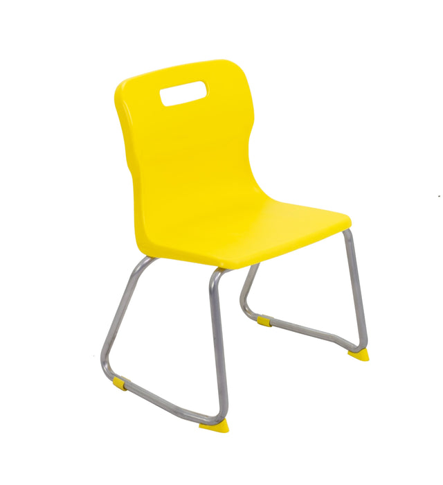 Titan Skid Base Chair - Age 6-8 Skid TC Group Yellow 