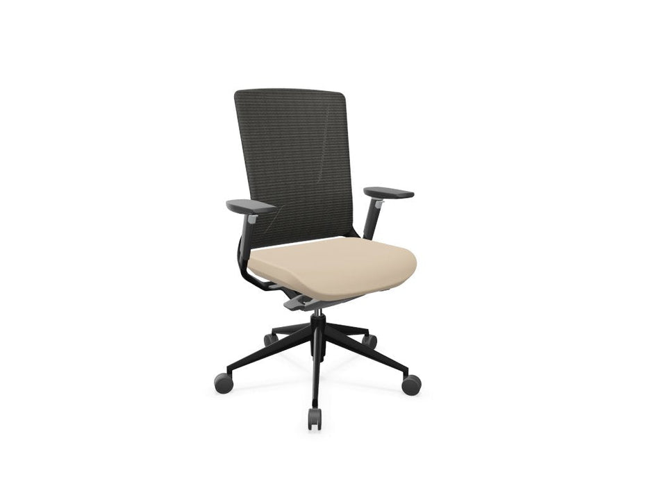 TNK 500 Mesh Back Task Chair Task Chair Actiu Beige Black 