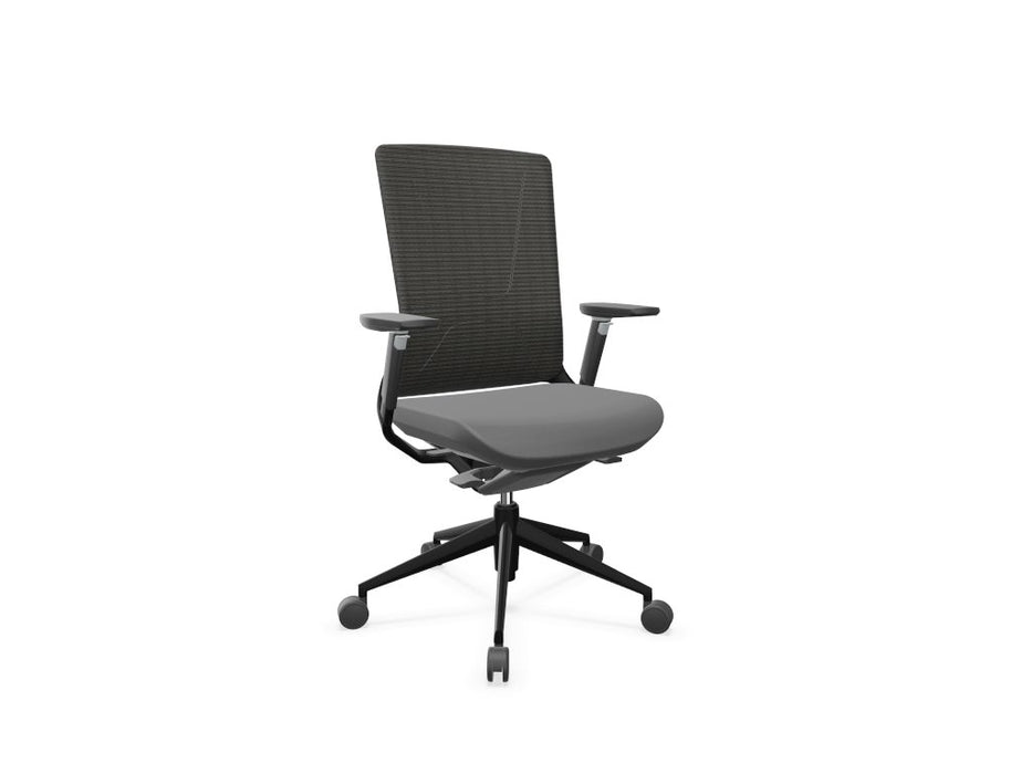 TNK 500 Mesh Back Task Chair Task Chair Actiu Grey Black 