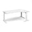 TR10 deluxe right hand ergonomic corner desk Desking Dams White White 1800mm x 1200mm
