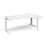 TR10 right hand ergonomic corner desk Desking Dams White White 1800mm x 1200mm