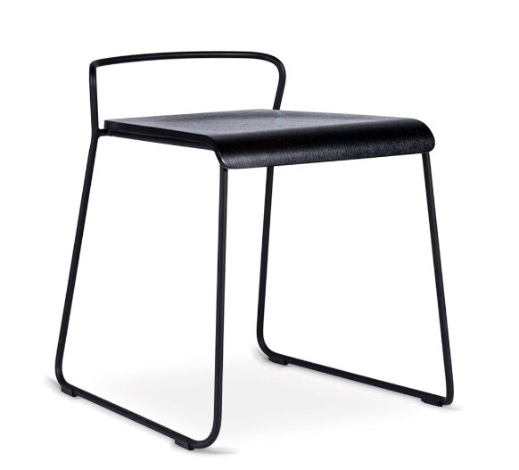 Transit Low Stool meeting Workstories Black Ash 