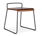 Transit Low Stool meeting Workstories Walnut 