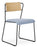 Transit Upholstered Side Chair meeting Workstories Grey CSE38 