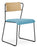 Transit Upholstered Side Chair meeting Workstories Light Blue CSE20 