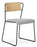 Transit Upholstered Side Chair meeting Workstories Light Grey CSE46 
