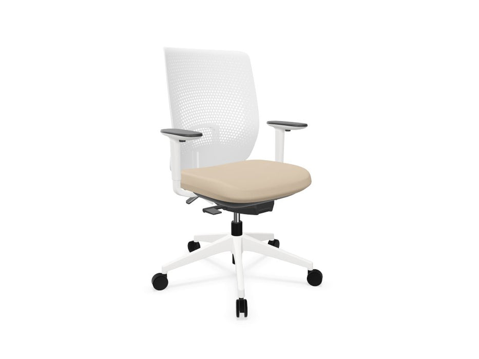 TRIM Mesh Back Office Chair Task Chair Actiu Beige White 