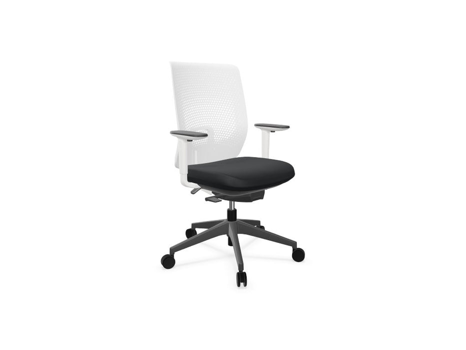 TRIM Mesh Back Office Chair Task Chair Actiu Black White 