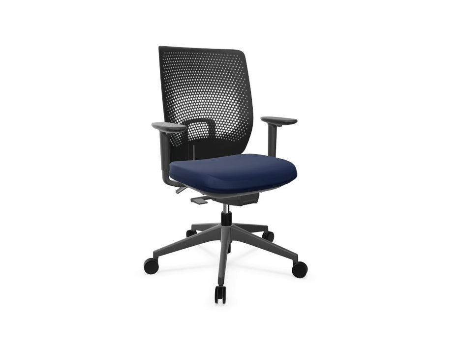 TRIM Mesh Back Office Chair Task Chair Actiu Blue Black 