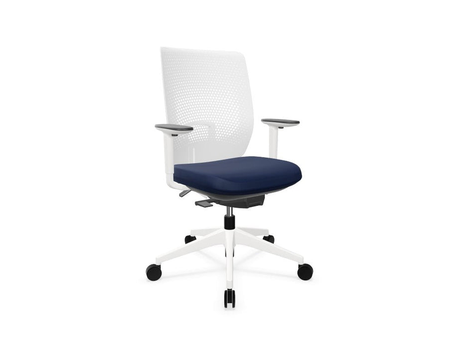 TRIM Mesh Back Office Chair Task Chair Actiu Blue White 