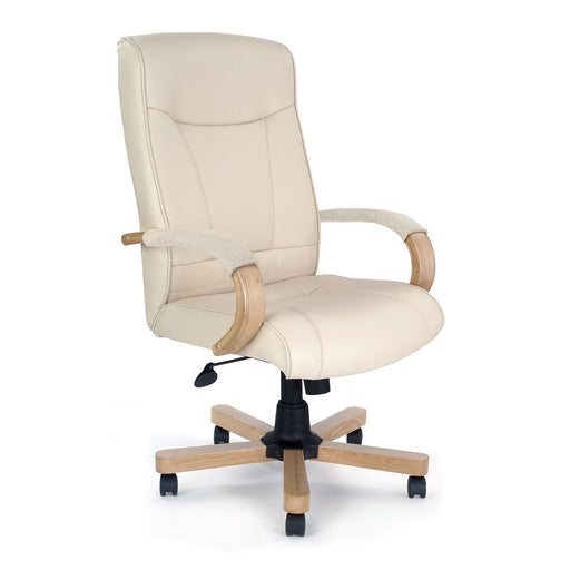 Troon Executive Desk Chair EXECUTIVE CHAIRS Nautilus Designs Cream 