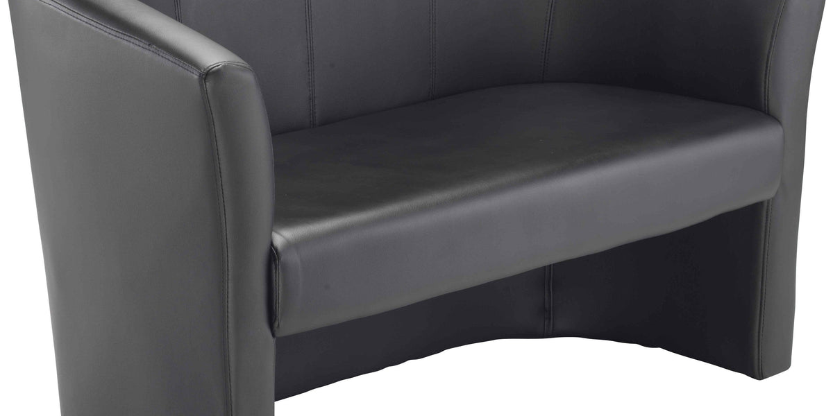 Tub Sofa Faux Leather Office Supermarket Express Delivery