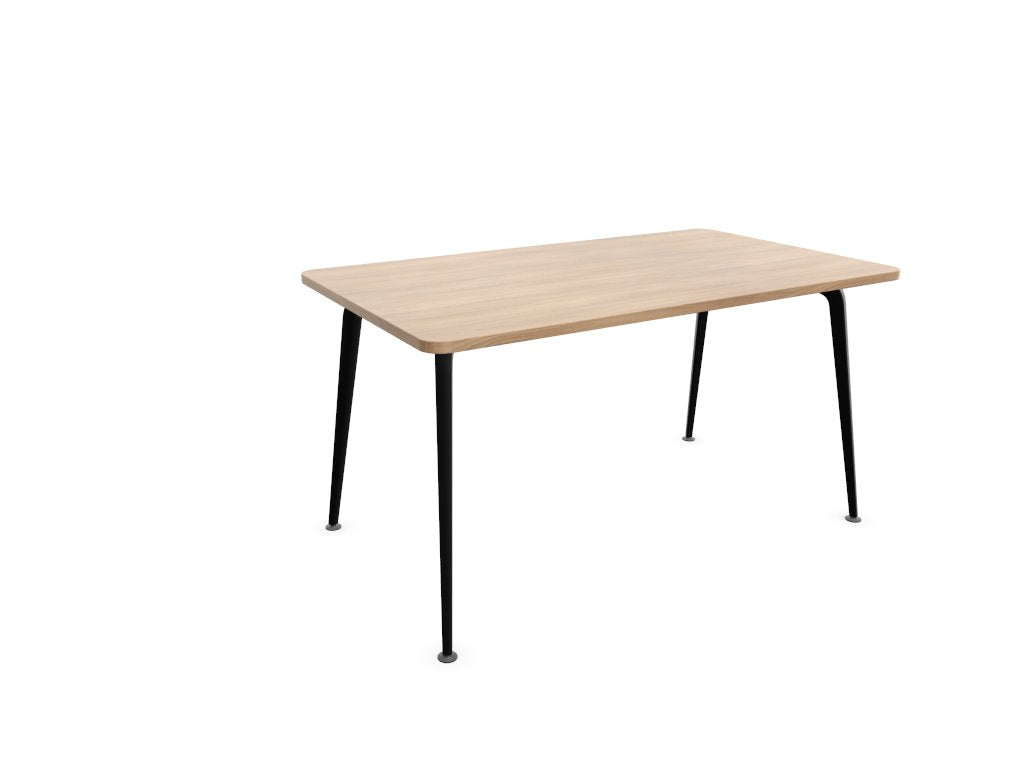 Twist Rectangular Office Desk - Black Frame