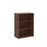 Universal bookcase 1090mm high with 2 shelves Wooden Storage Dams Walnut 