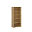 Universal bookcase 1790mm high with 4 shelves Wooden Storage Dams Oak 