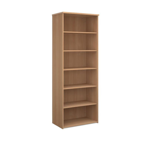 Universal bookcase 2140mm high with 5 shelves Wooden Storage Dams Beech 