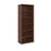 Universal bookcase 2140mm high with 5 shelves Wooden Storage Dams Walnut 
