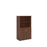 Universal combination unit with open top 1440mm high with 3 shelves Wooden Storage Dams Walnut 