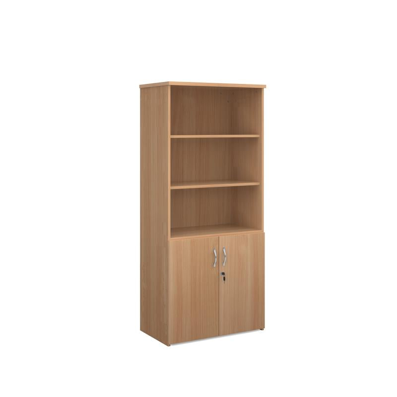 Universal combination unit with open top 1790mm high with 4 shelves