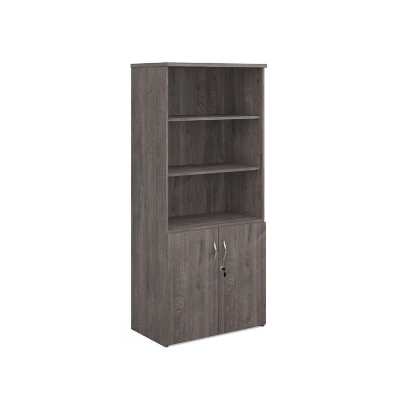 Universal combination unit with open top 1790mm high with 4 shelves