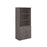 Universal combination unit with open top 1790mm high with 4 shelves Wooden Storage Dams Grey Oak 