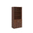 Universal combination unit with open top 1790mm high with 4 shelves Wooden Storage Dams Walnut 