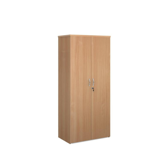 Universal double door cupboard 1790mm high with 4 shelves Wooden Storage Dams Beech 