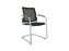 Urban Mesh Back Cantilever Meeting Chair Office Chairs Actiu Silver Black 