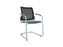 Urban Mesh Back Cantilever Meeting Chair Office Chairs Actiu Silver Light Blue 