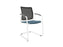 Urban Mesh Back Cantilever Meeting Chair Office Chairs Actiu White Light Blue 