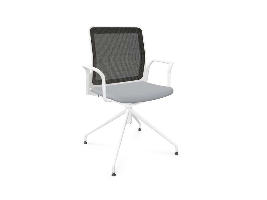Urban Plus Swivel Base Meeting Chair Meeting chair Actiu Light Grey White 