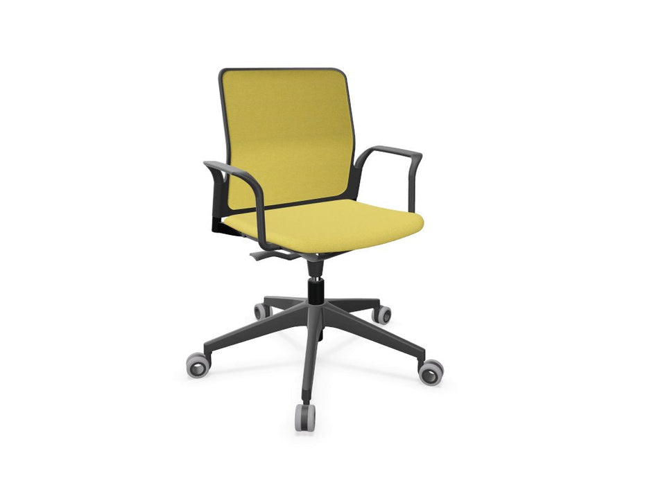 Urban Plus Task Chair Meeting chair Actiu Yellow A25 Black 