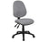 Vantage 100 2 lever PCB operators chair with no arms Seating Dams Grey 
