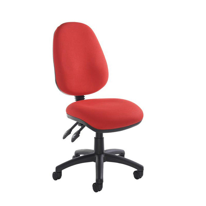 Vantage 100 2 lever PCB operators chair with no arms Seating Dams Red 