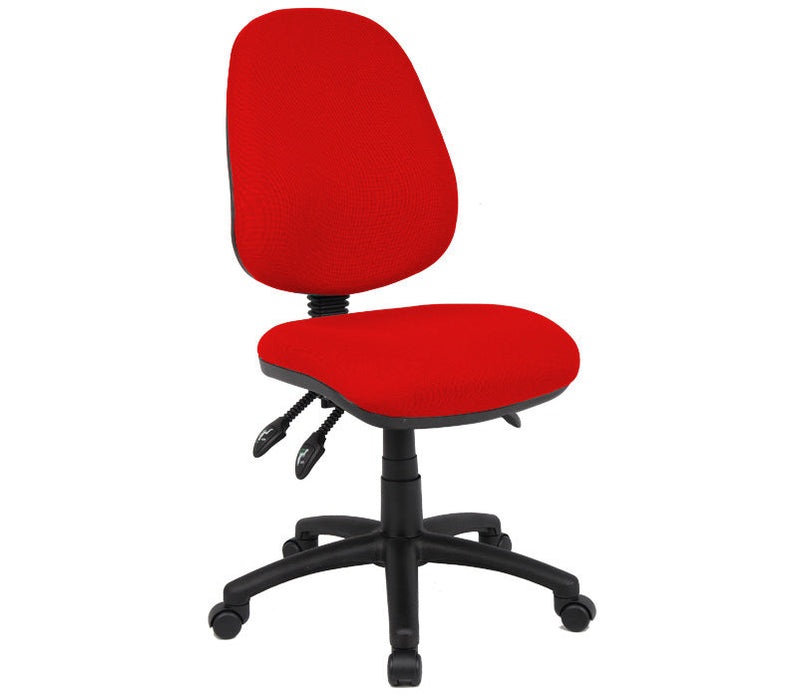Vantage 200 3 lever asynchro operators chair with no arms Seating Dams Red 