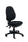 Versi Highback Operator Chair Office Chair, Fabric Office Chair TC Group Black No 