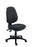 Versi Highback Operator Chair Office Chair, Fabric Office Chair TC Group Charcoal No 