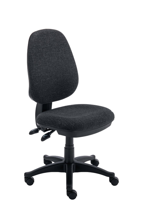 Versi Highback Operator Chair Office Chair, Fabric Office Chair TC Group Charcoal No 