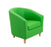 Vibrant Tub Armchair with Wooden Feet SOFT SEATING & RECEP TC Group Green 