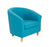 Vibrant Tub Armchair with Wooden Feet SOFT SEATING & RECEP TC Group Light Blue 