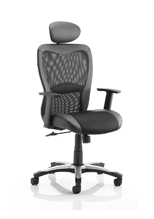 Victor II Executive Chair With Headrest Clearance Dynamic Office Solutions With Headrest 