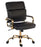 Vintage Faux Leather Executive Office Chair Office Chairs Teknik Black 