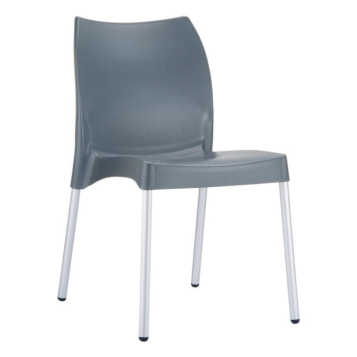Vita Side Chair Café Furniture zaptrading Grey 