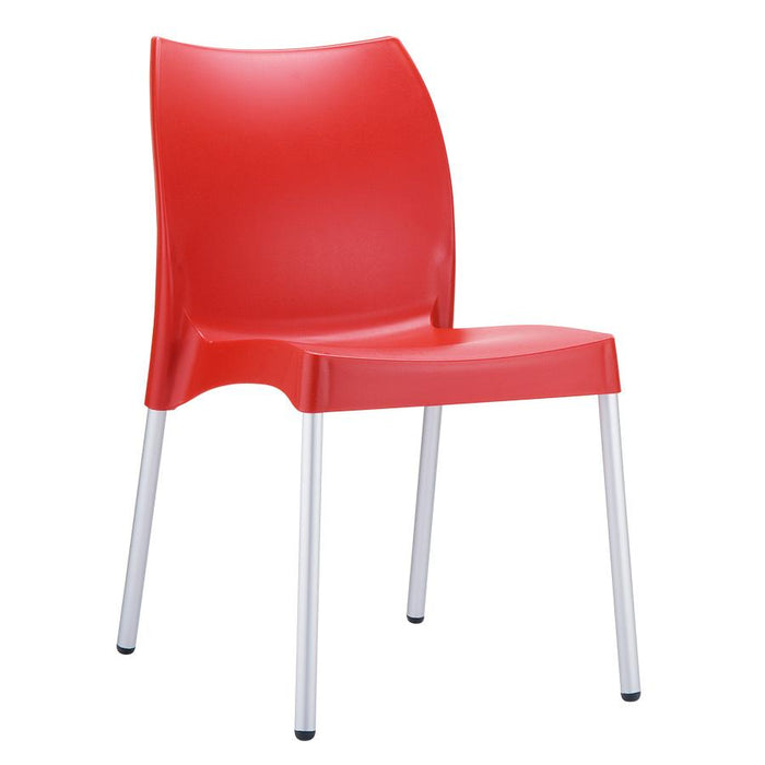 Vita Side Chair Café Furniture zaptrading Red 