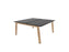 Vital Plus 300 Bench Desk - Wooden Leg BENCH DESKS Actiu Black/Chestnut 1400mm x 1600mm None