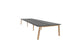 Vital Plus 300 Bench Desk - Wooden Leg BENCH DESKS Actiu Black/Chestnut 4200mm x 1600mm None