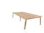 Vital Plus 300 Bench Desk - Wooden Leg BENCH DESKS Actiu Chestnut/Chestnut 2800mm x 1600mm Cable Tray and Access