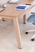Vital Plus 300 individual desks - wooden leg Rectangular Office Desks Actiu 