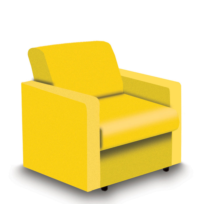 Wave Armchair Unit SOFT SEATING Nautilus Designs Yellow 